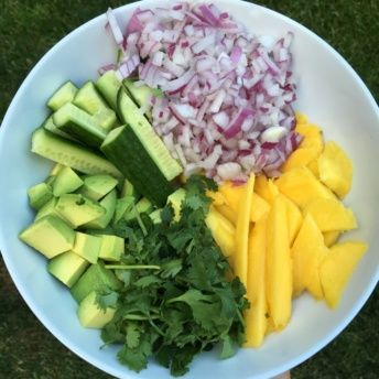 Gluten-free salad prep from Sun Basket